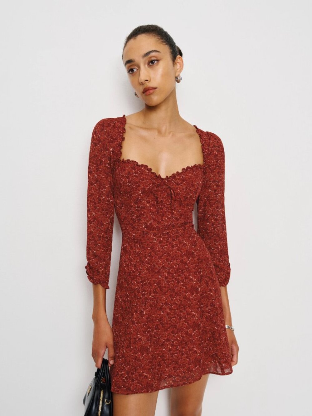 Reformation NWT Remi Dress In Roseanne Floral Sweetheart size 12